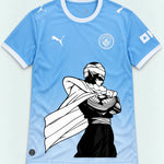 Manchester City Sky Piccolo Cloak Dragon Ball Jersey — Front