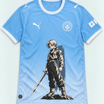 Manchester City Sky Trunks Sword Dragon Ball Jersey — Front