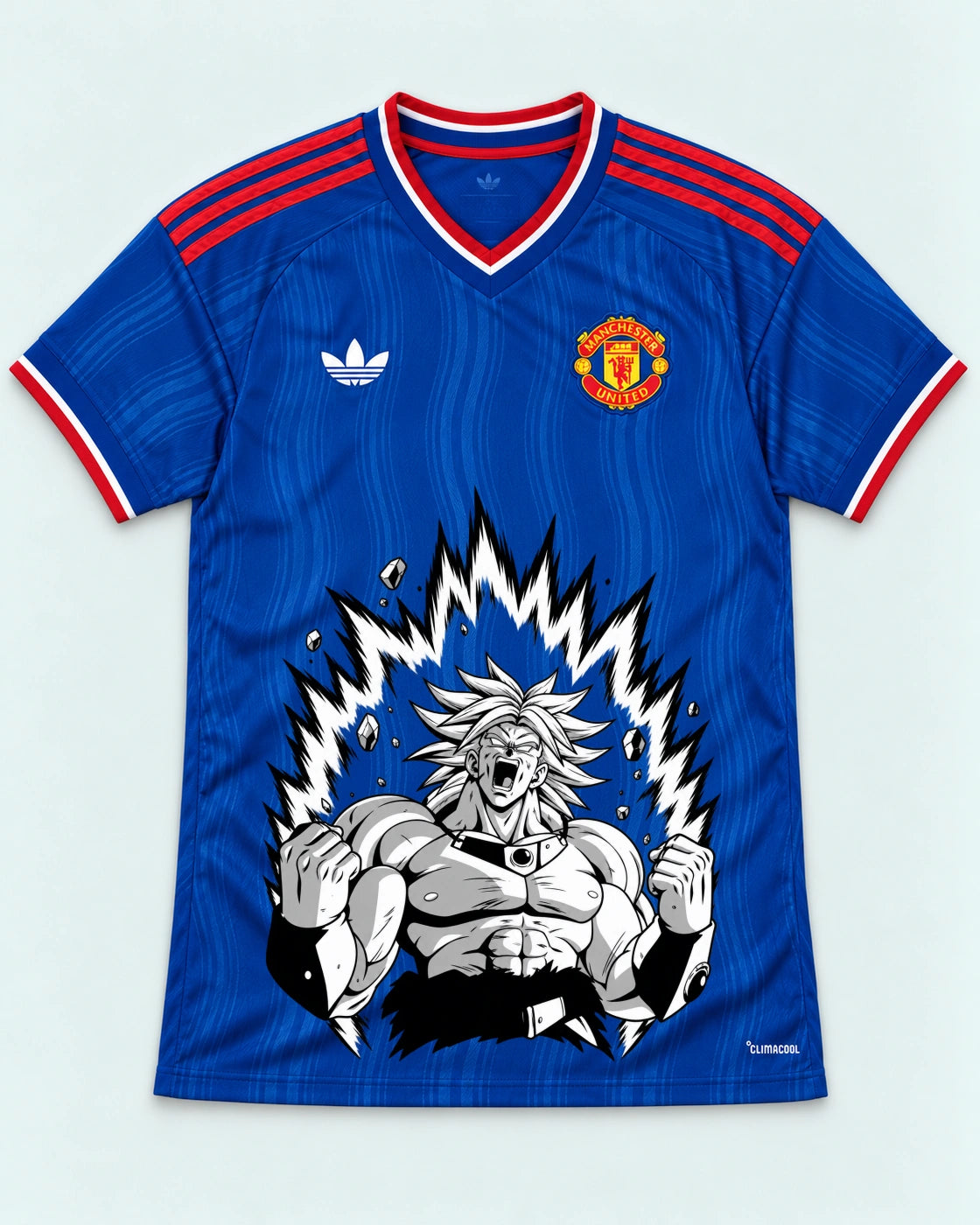 Manchester United Broly Dragon Ball Jersey — Front