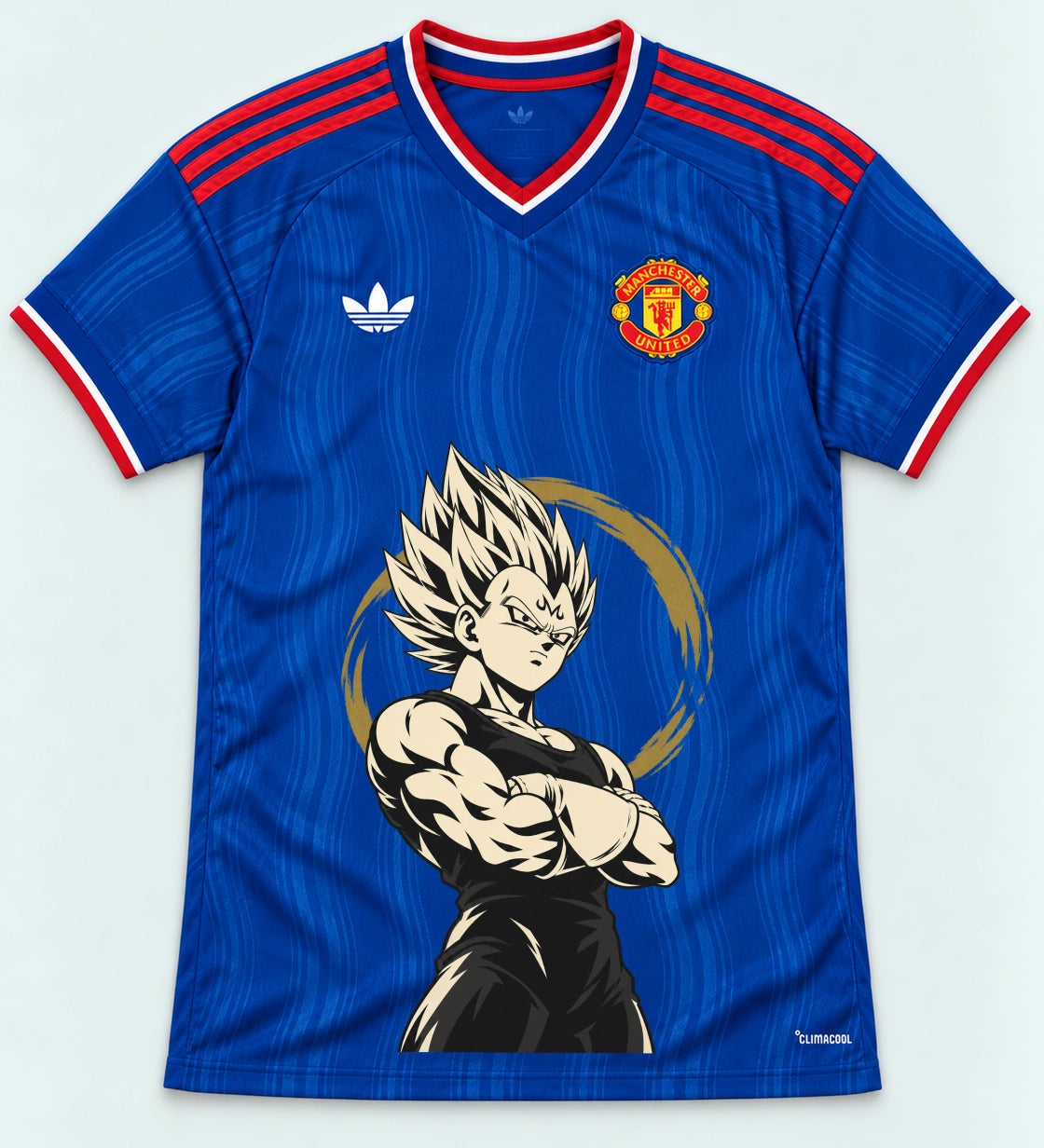 Manchester United Majin Vegeta Dragon Ball Jersey — Front