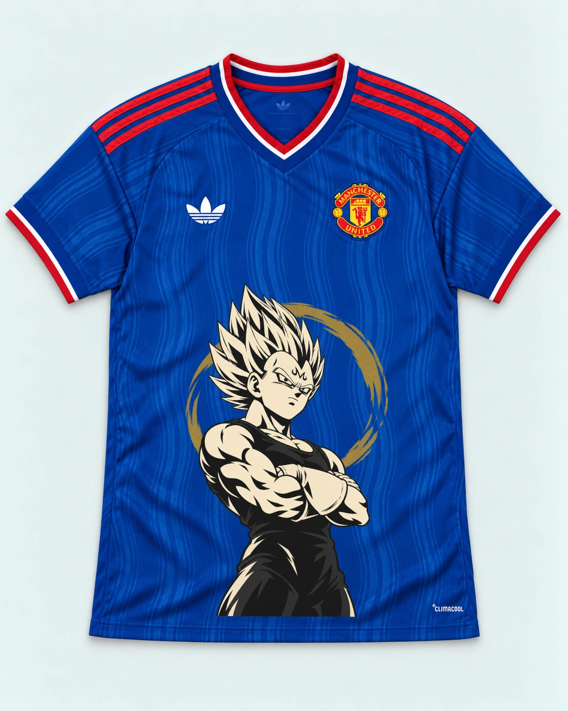 Manchester United Majin Vegeta Dragon Ball Jersey — Front