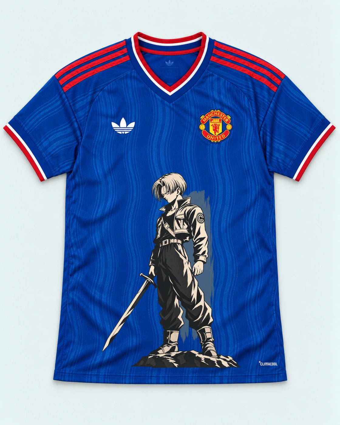 Manchester United Trunks Sword Dragon Ball Jersey — Front