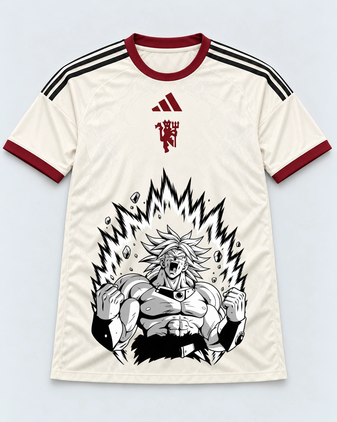Manchester United Broly Dragon Ball Jersey — Front