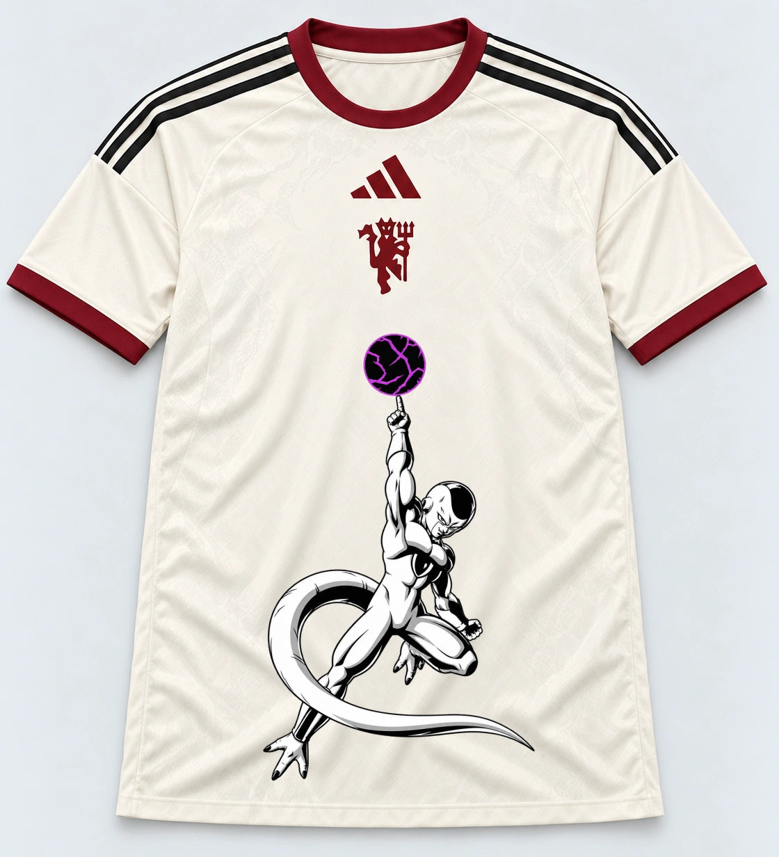 Manchester United Frieza Death Ball Dragon Ball Jersey — Front