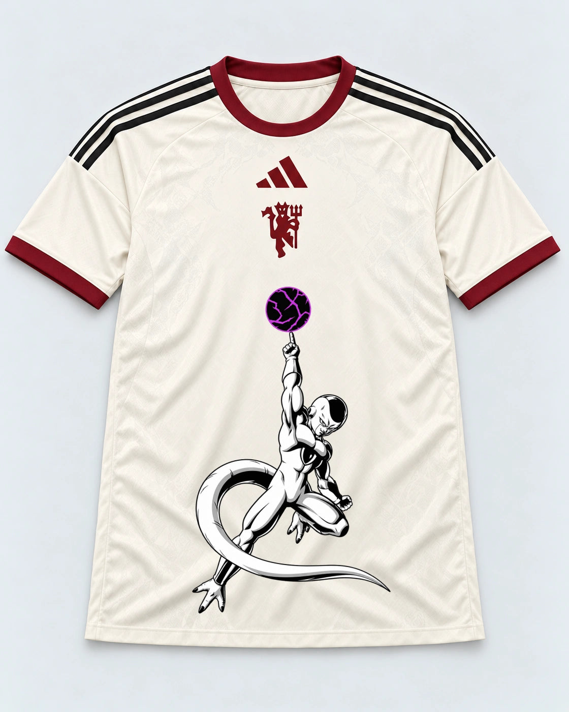 Manchester United Frieza Death Ball Dragon Ball Jersey — Front