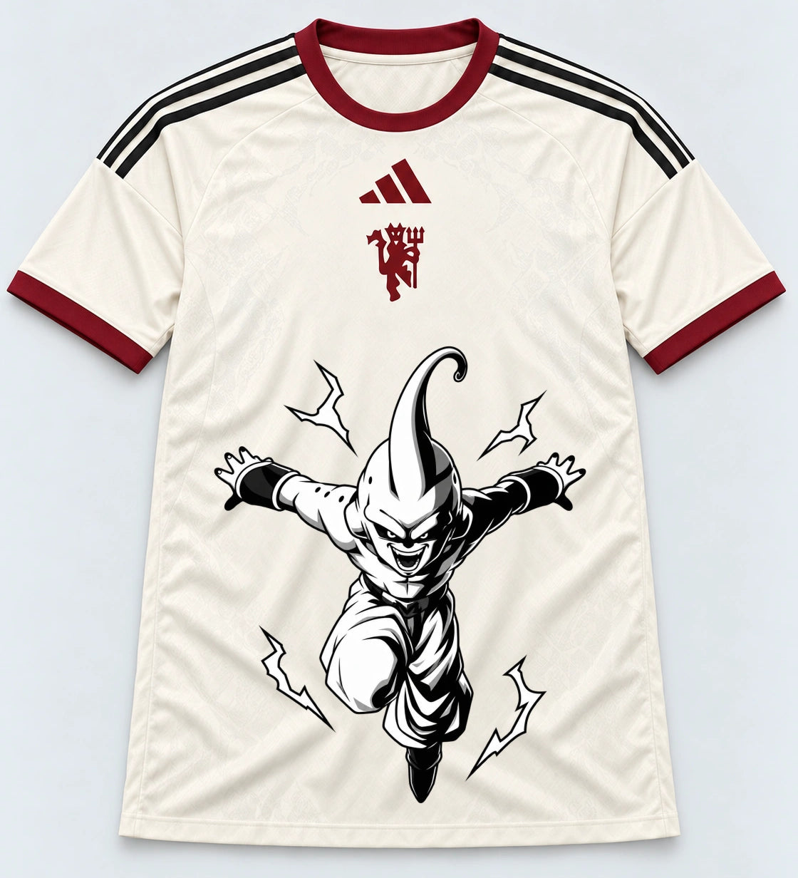 Manchester United Kid Buu Dragon Ball Jersey — Front