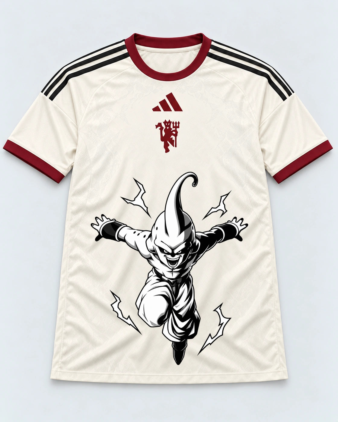 Manchester United Kid Buu Dragon Ball Jersey — Front