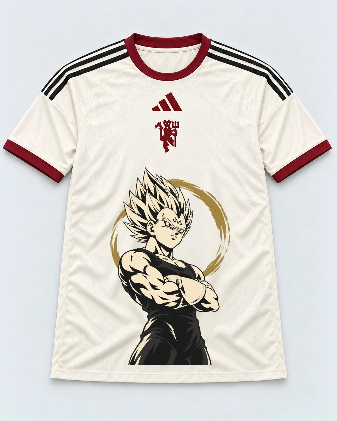 Manchester United Majin Vegeta Dragon Ball Jersey — Front