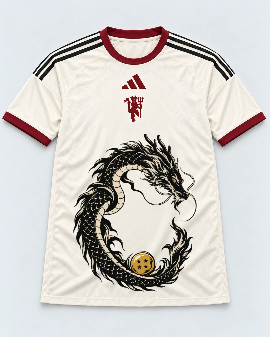 Manchester United Shenron Emblem Dragon Ball Jersey — Front