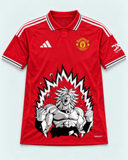 Manchester United Broly Dragon Ball Jersey — Front