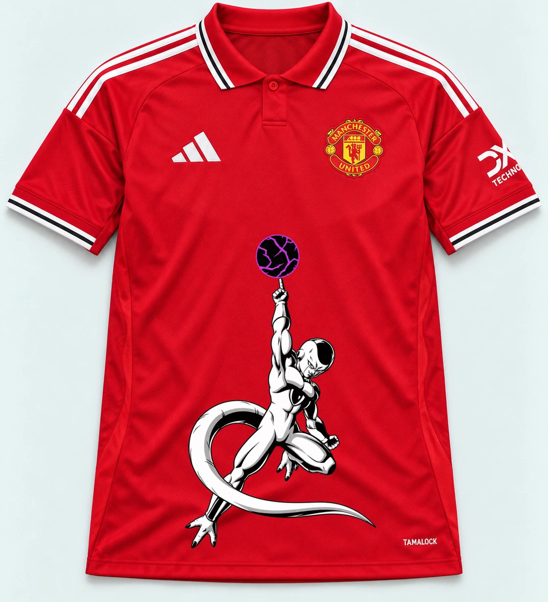 Manchester United Frieza Death Ball Dragon Ball Jersey — Front