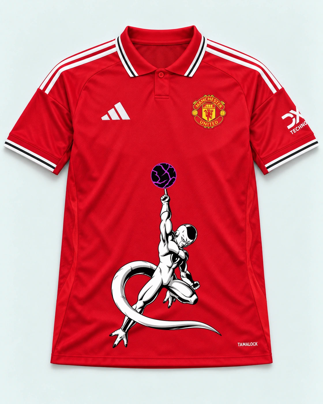 Manchester United Frieza Death Ball Dragon Ball Jersey — Front