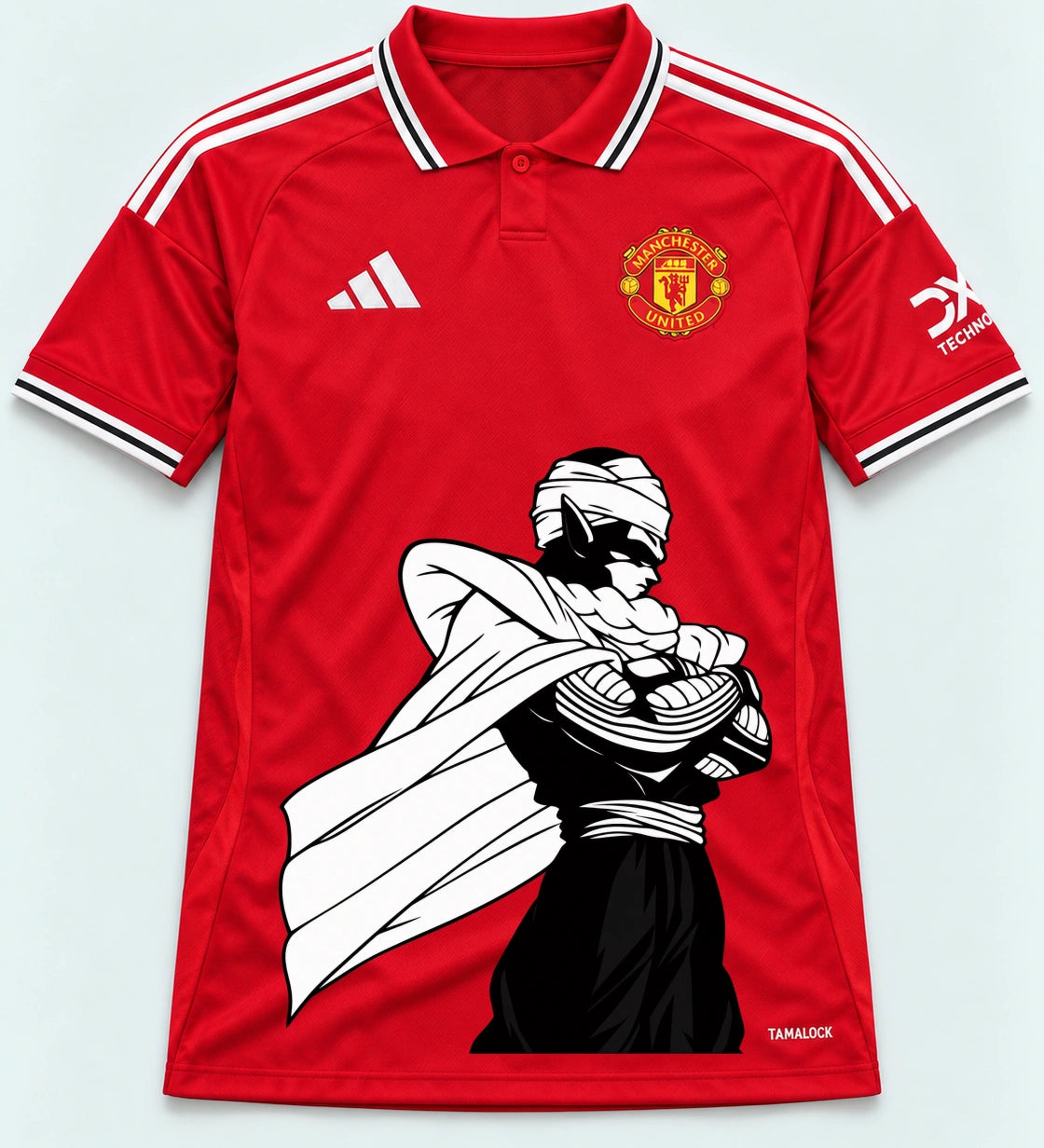 Manchester United Piccolo Cloak Dragon Ball Jersey — Front