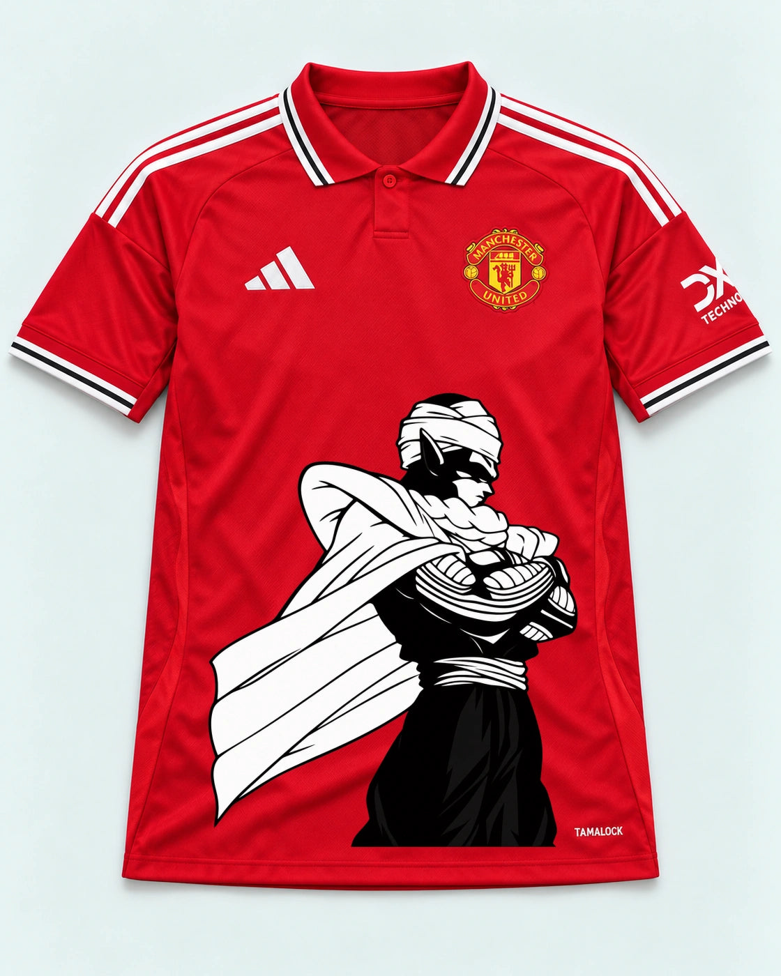 Manchester United Piccolo Cloak Dragon Ball Jersey — Front