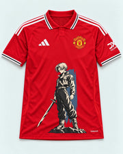 Manchester United Trunks Sword Dragon Ball Jersey — Front