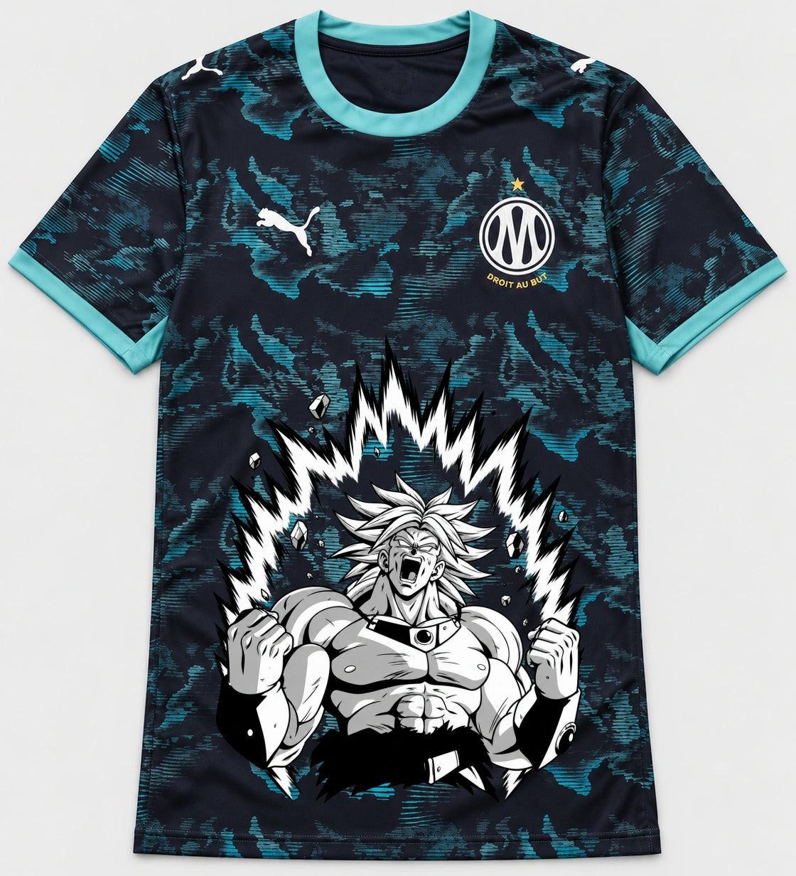 Olympique Marseille Broly Dragon Ball Jersey — Front
