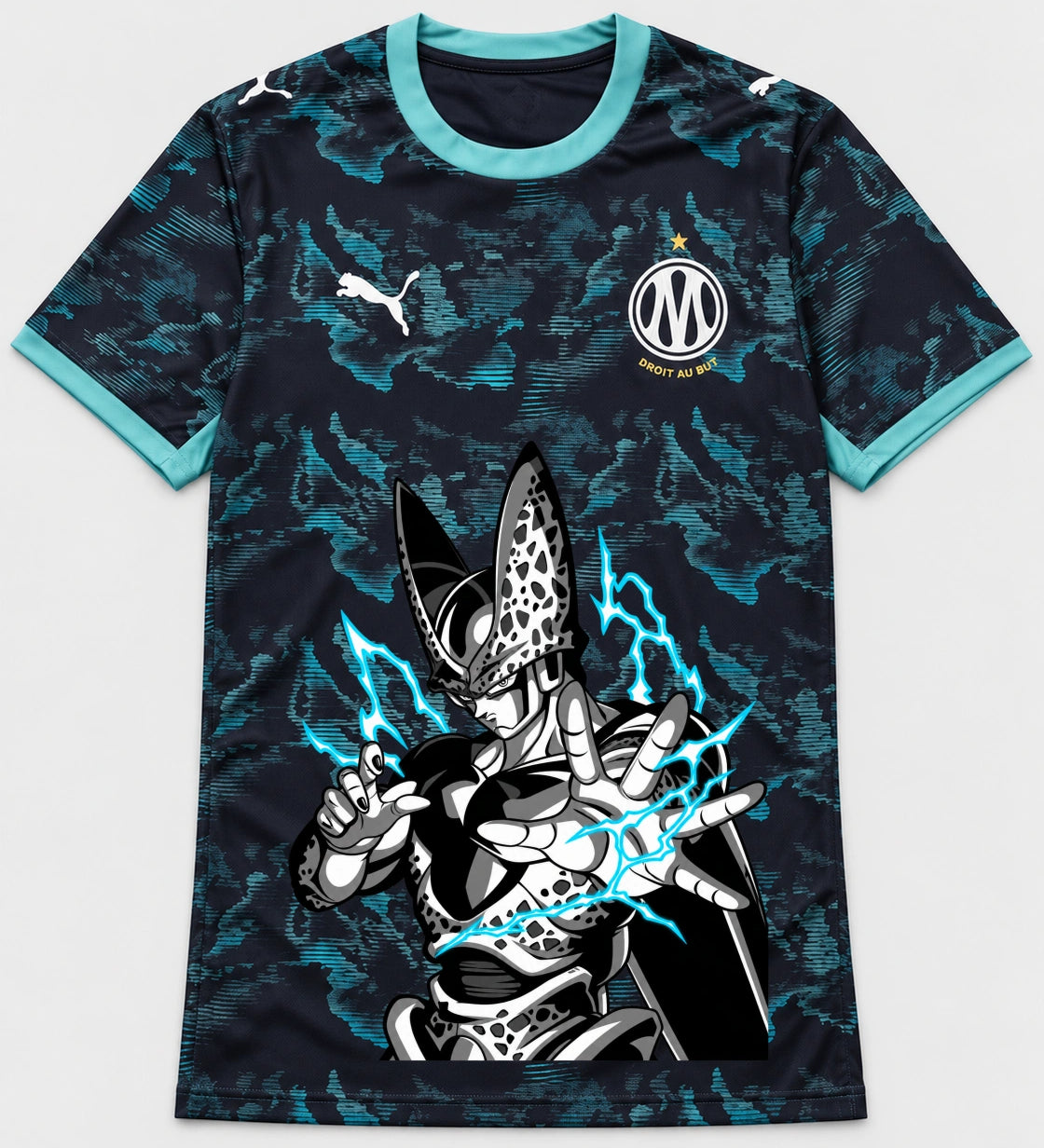 Olympique Marseille Cell Dragon Ball Jersey — Front