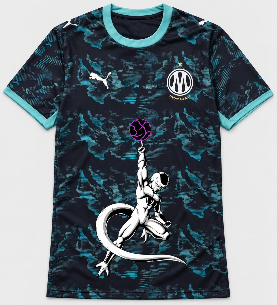 Olympique Marseille Frieza Death Ball Dragon Ball Jersey — Front