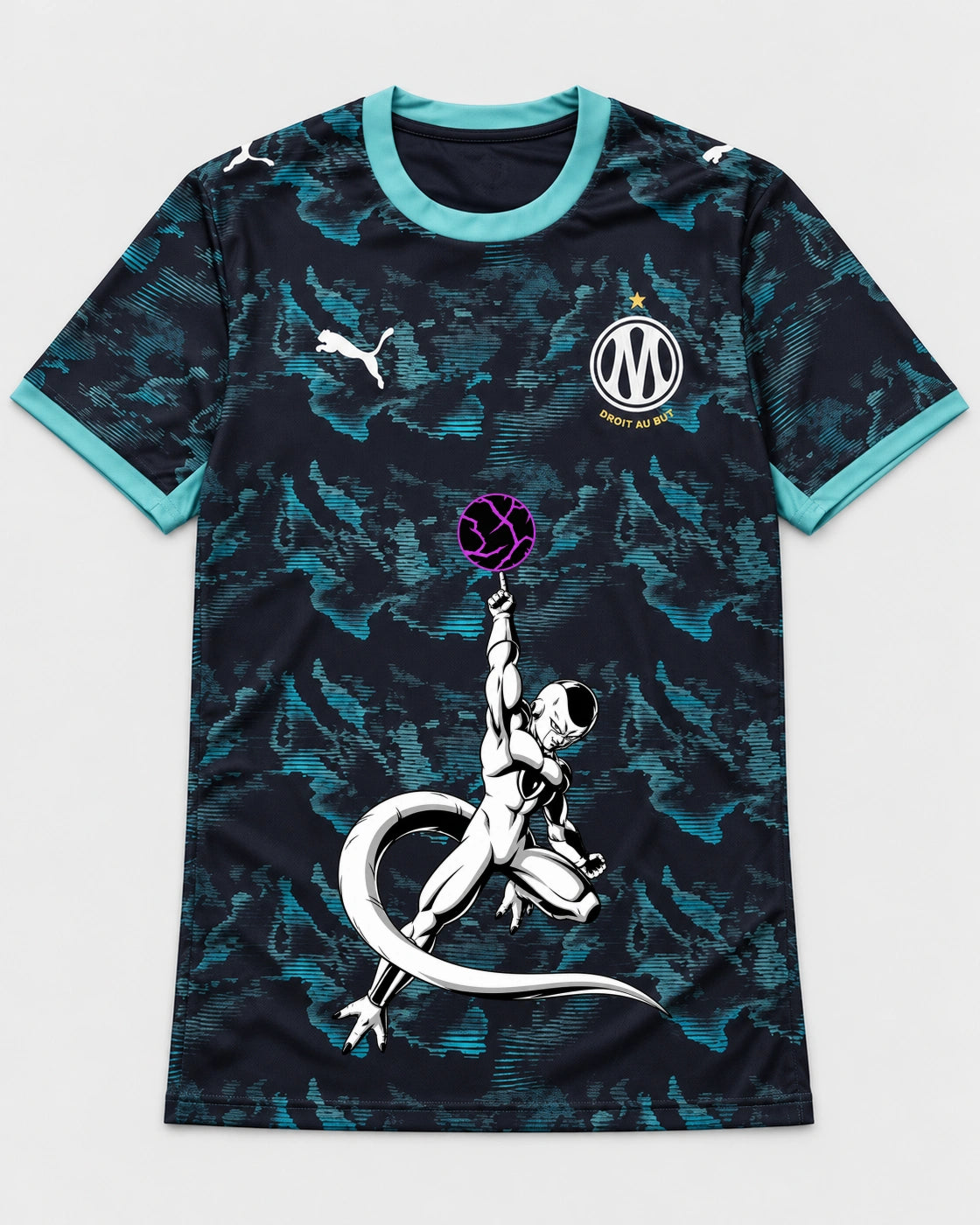 Olympique Marseille Frieza Death Ball Dragon Ball Jersey — Front