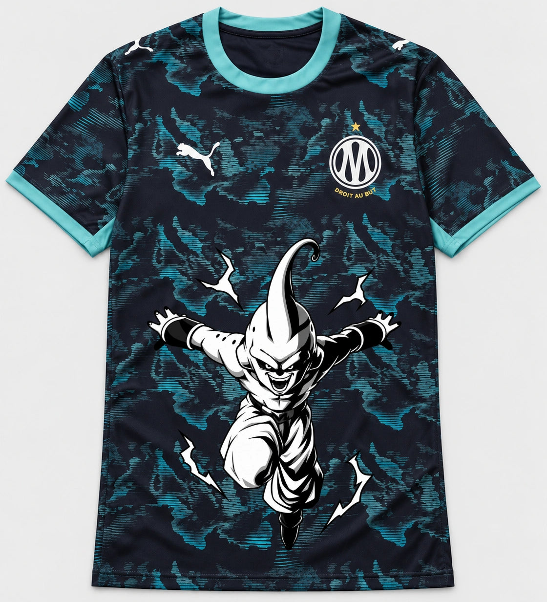 Olympique Marseille Kid Buu Dragon Ball Jersey — Front