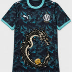 Olympique Marseille Shenron Emblem Dragon Ball Jersey — Front