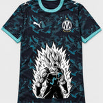 Olympique Marseille Super Saiyan Aura Dragon Ball Jersey — Front
