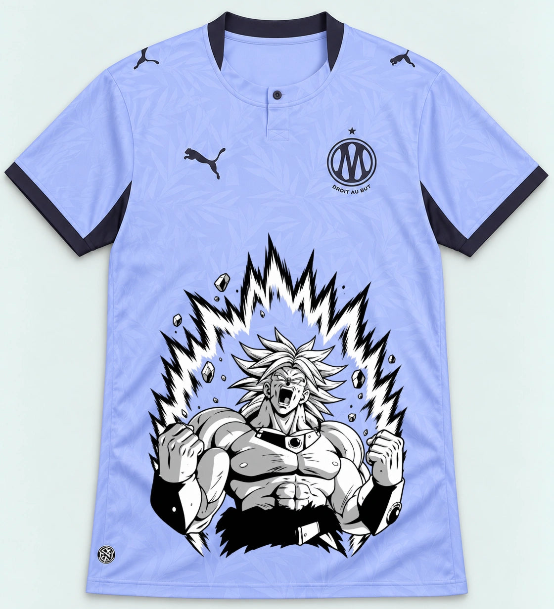 Olympique Marseille Broly Dragon Ball Jersey — Front