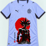 Olympique Marseille Goku Rising Sun Dragon Ball Jersey — Front