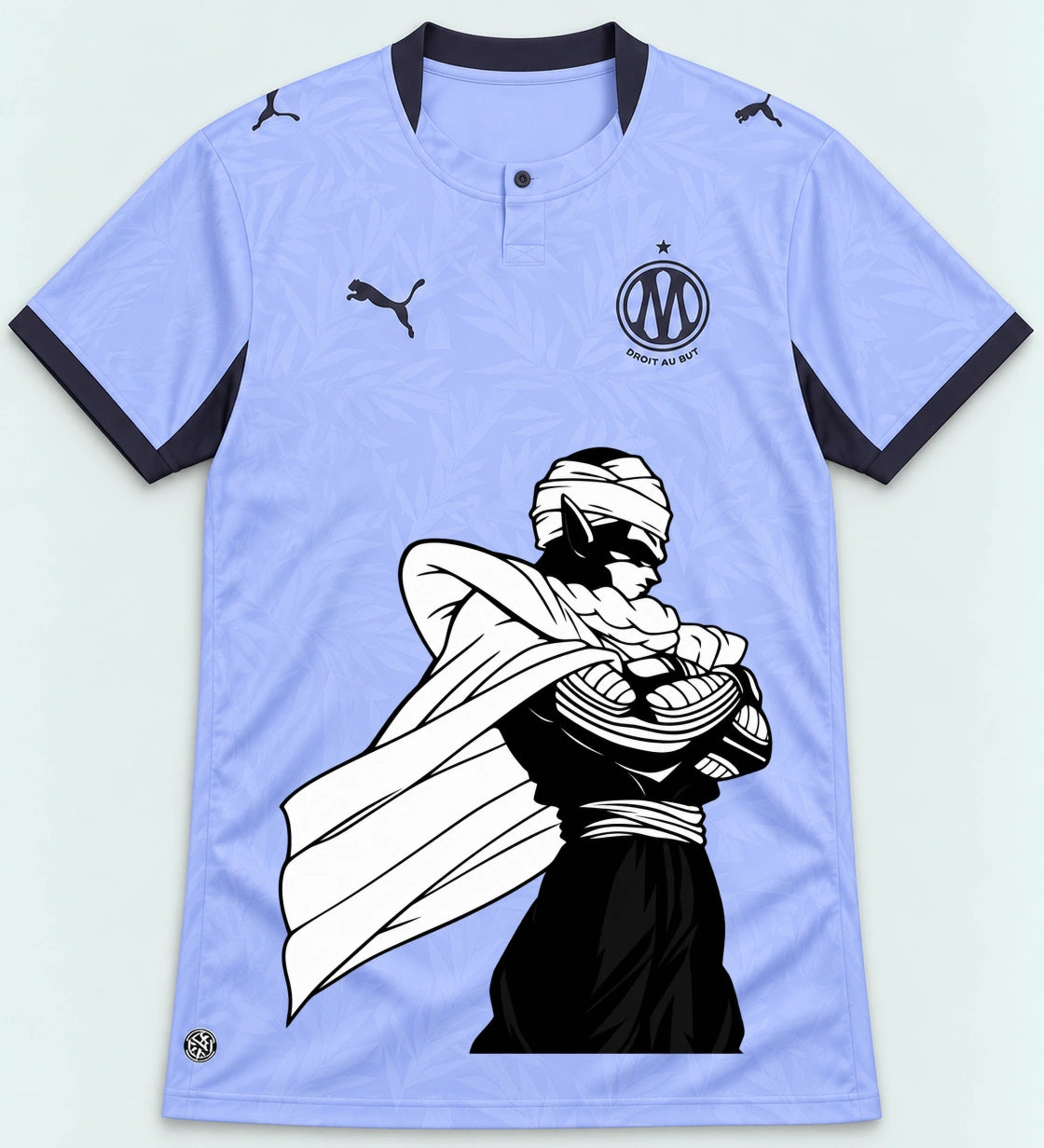 Olympique Marseille Piccolo Cloak Dragon Ball Jersey — Front