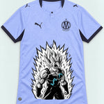 Olympique Marseille Super Saiyan Aura Dragon Ball Jersey — Front