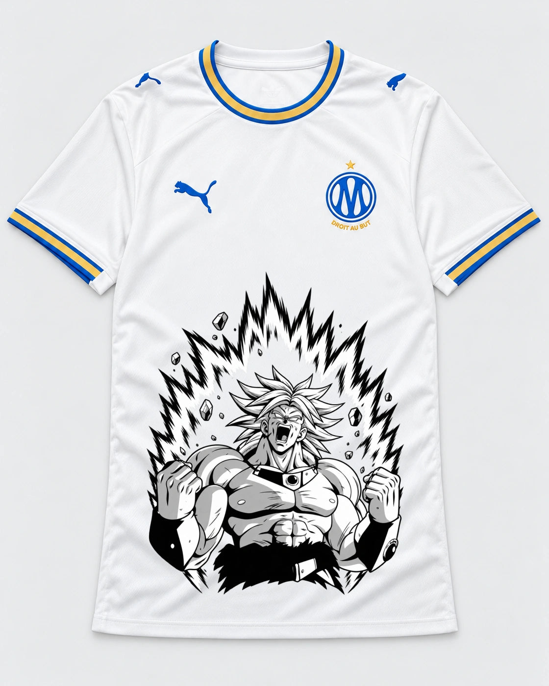 Olympique Marseille Broly Dragon Ball Jersey — Front