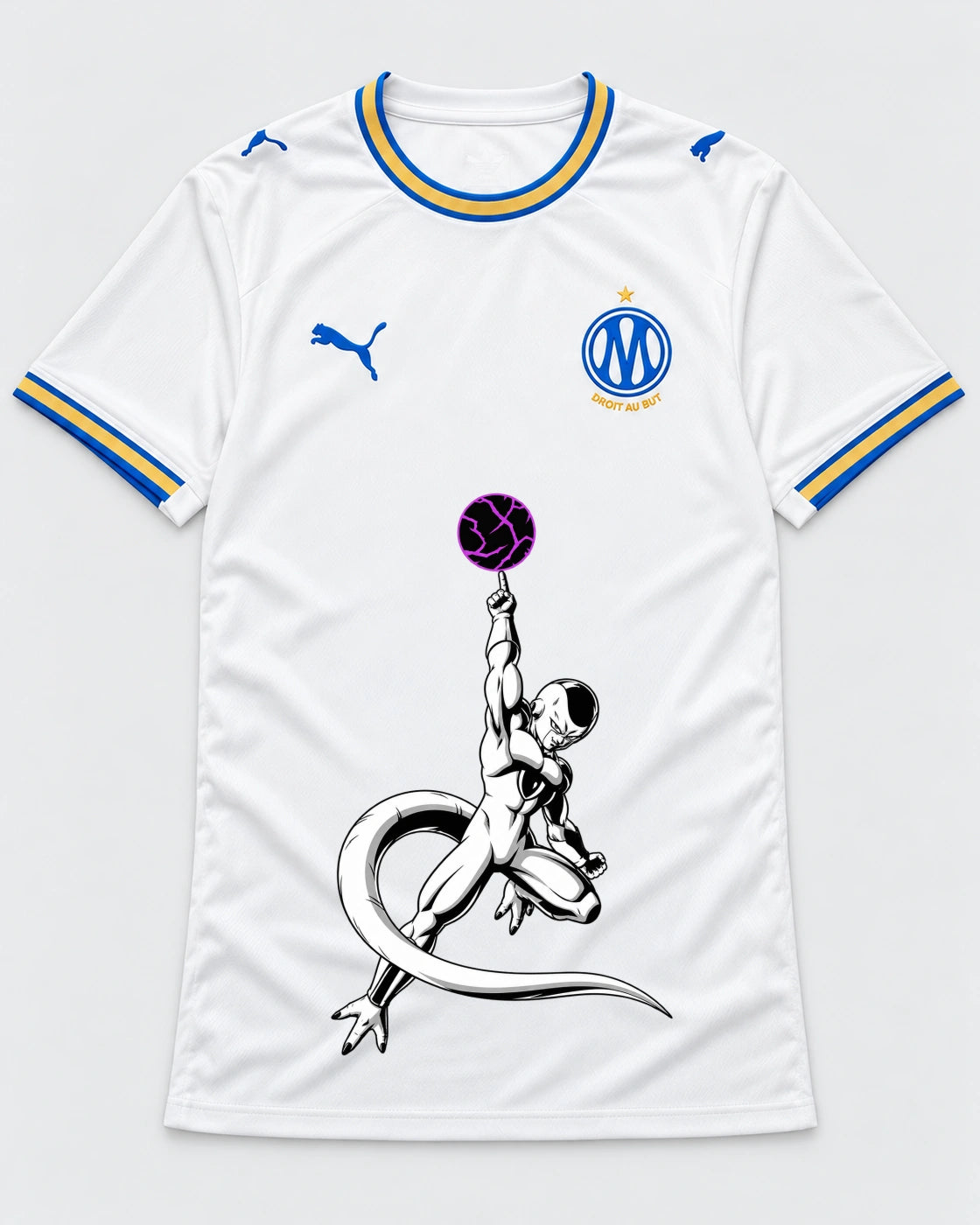 Olympique Marseille Frieza Death Ball Dragon Ball Jersey — Front
