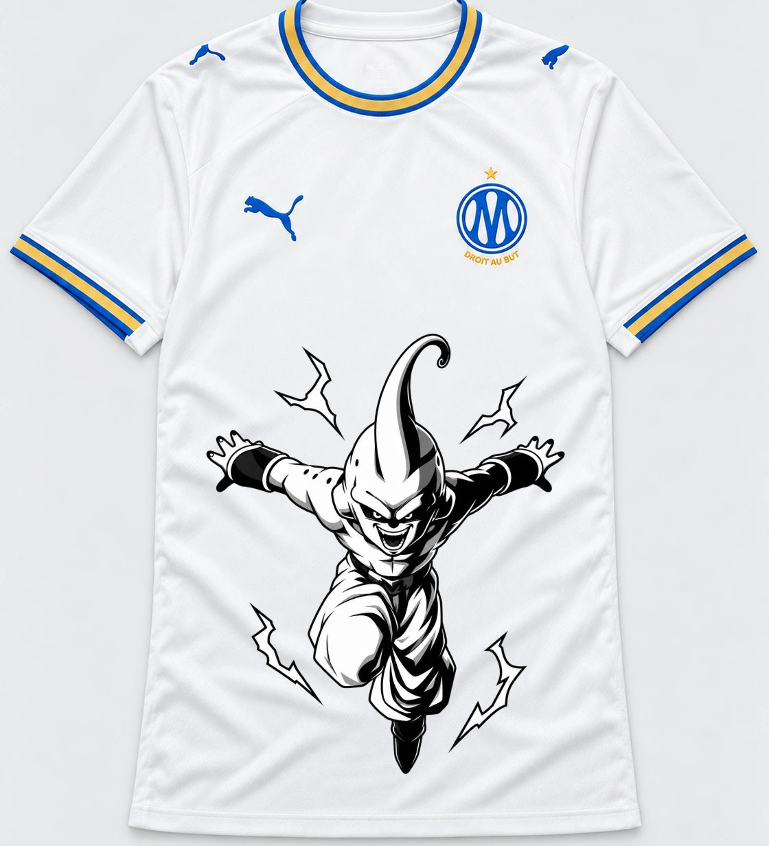 Olympique Marseille Kid Buu Dragon Ball Jersey — Front