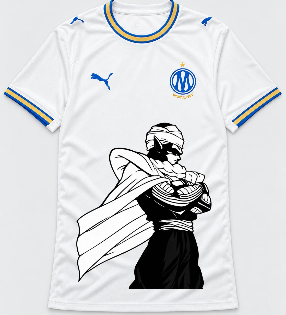 Olympique Marseille Piccolo Cloak Dragon Ball Jersey — Front