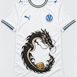 Olympique Marseille Shenron Emblem Dragon Ball Jersey — Front
