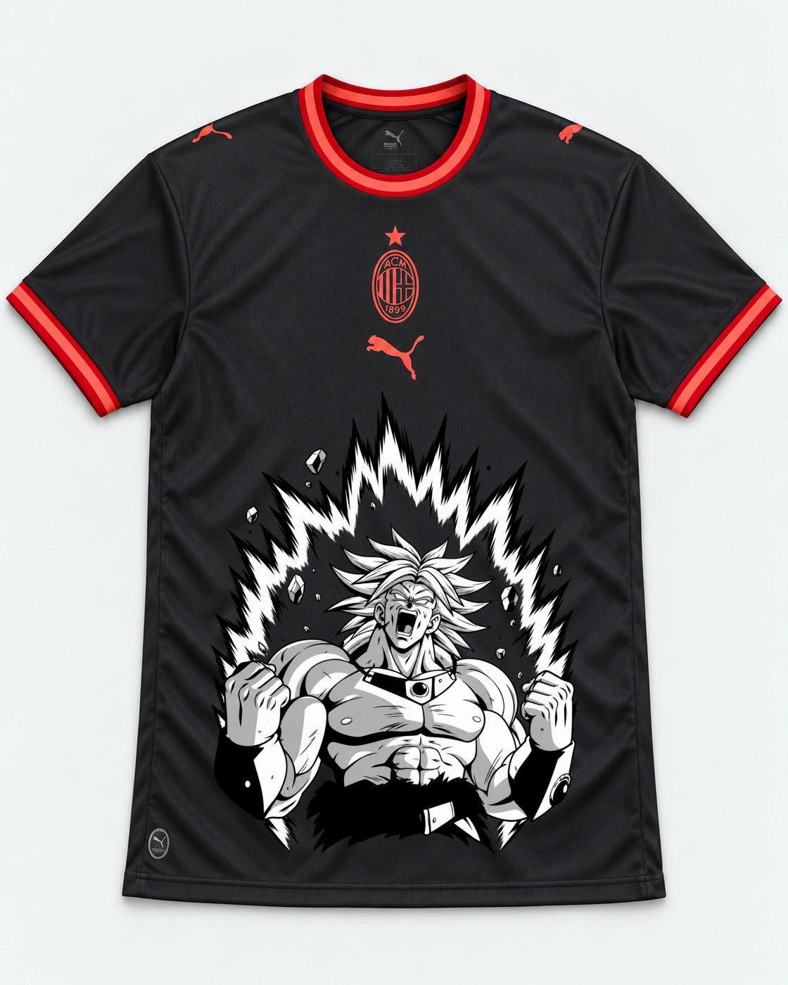 AC Milan Broly Dragon Ball Jersey — Front