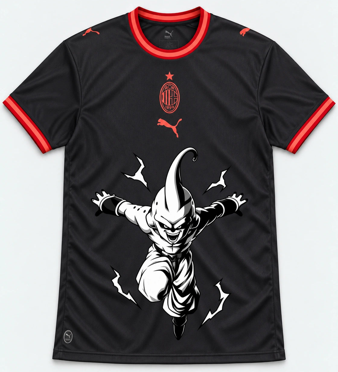 AC Milan Kid Buu Dragon Ball Jersey — Front