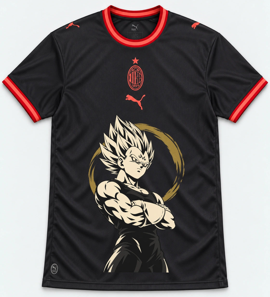 AC Milan Majin Vegeta Dragon Ball Jersey — Front