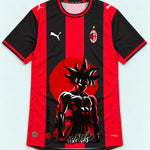 AC Milan Goku Rising Sun Dragon Ball Jersey — Front