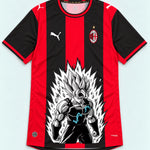 AC Milan Super Saiyan Aura Dragon Ball Jersey — Front