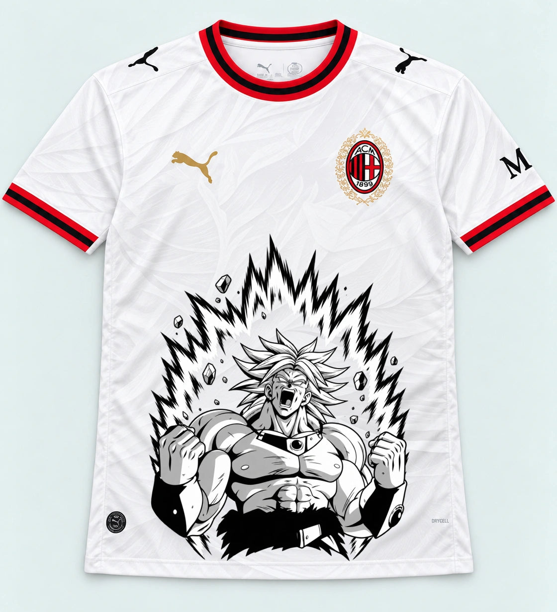AC Milan Broly Dragon Ball Jersey — Front