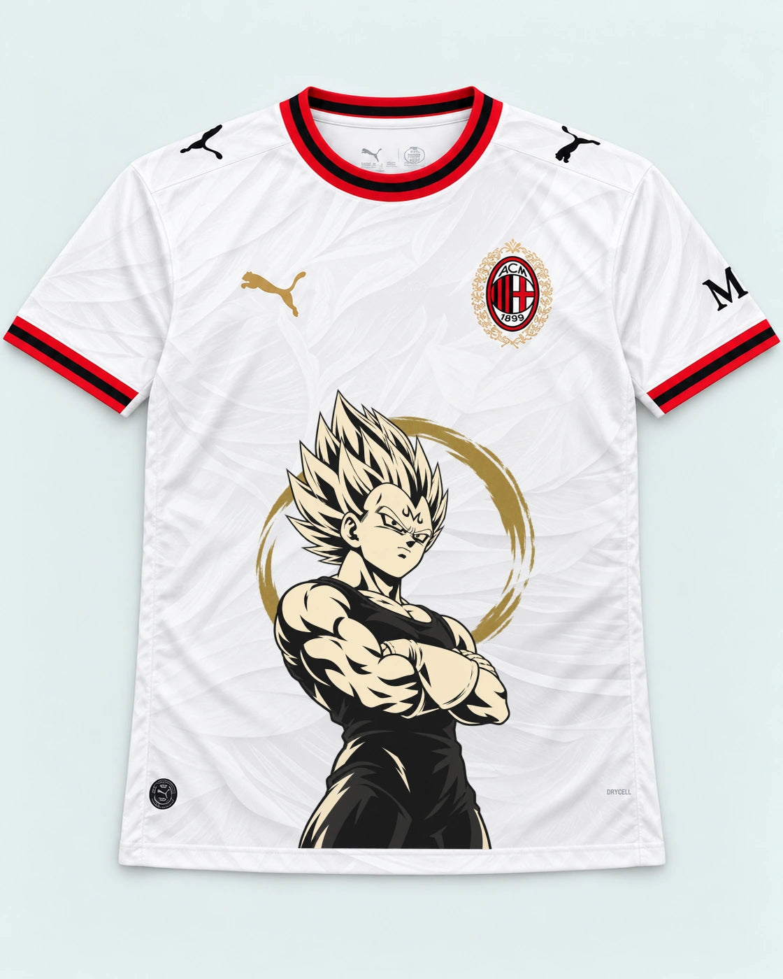 AC Milan Majin Vegeta Dragon Ball Jersey — Front