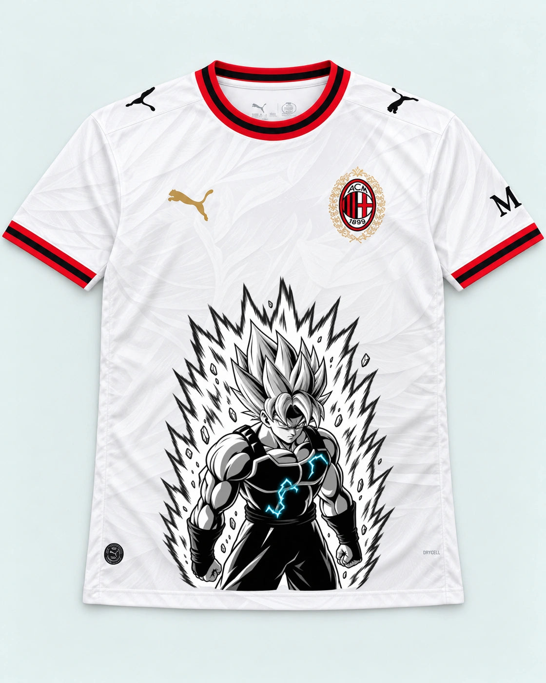 AC Milan Super Saiyan Aura Dragon Ball Jersey — Front