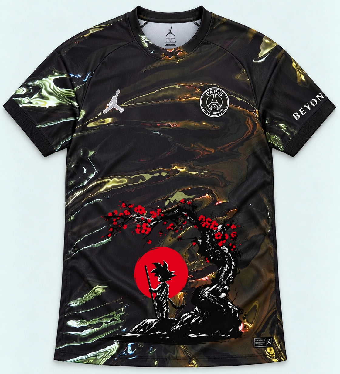 PSG Goku Sakura Dragon Ball Jersey — Front