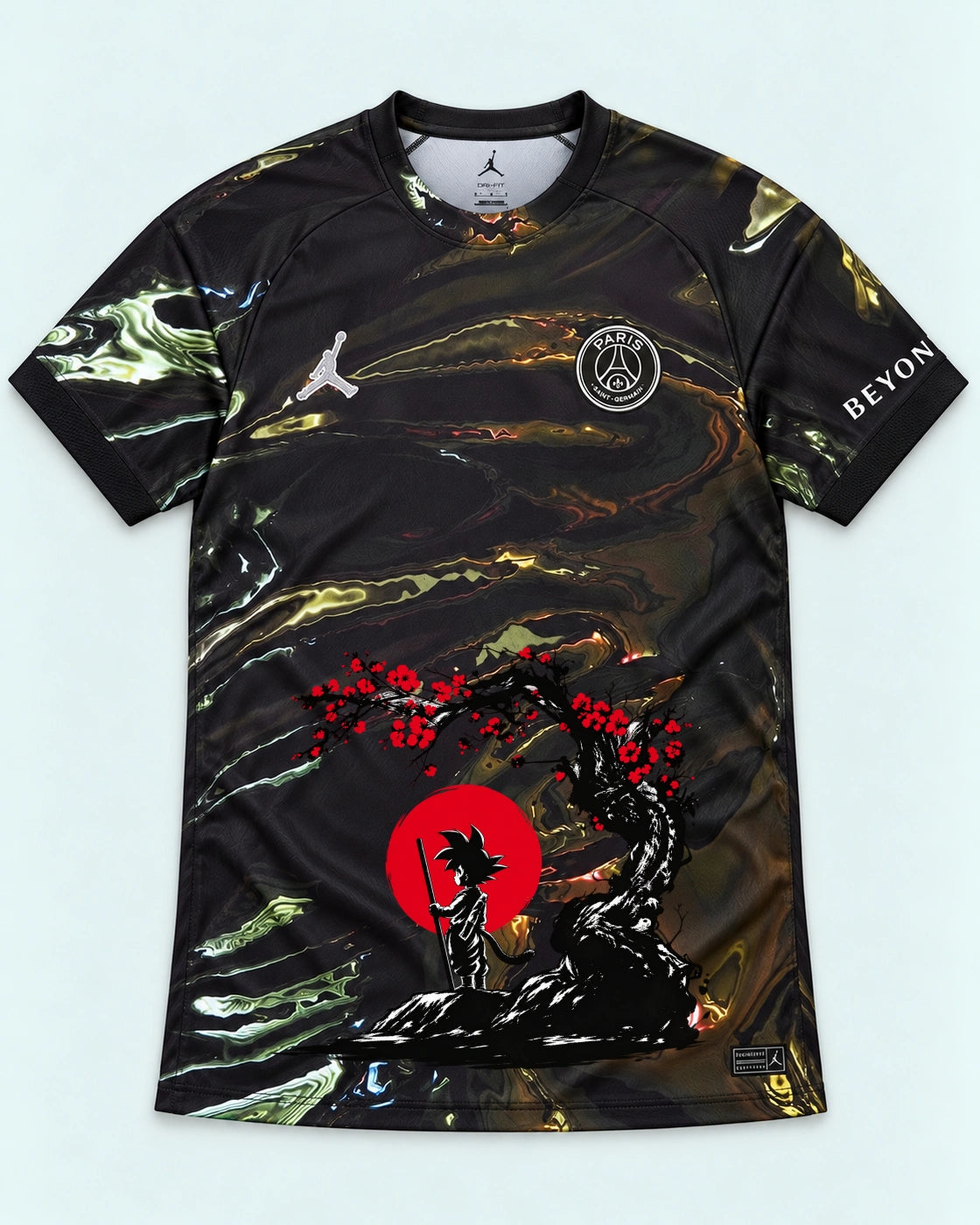 PSG Goku Sakura Dragon Ball Jersey — Front