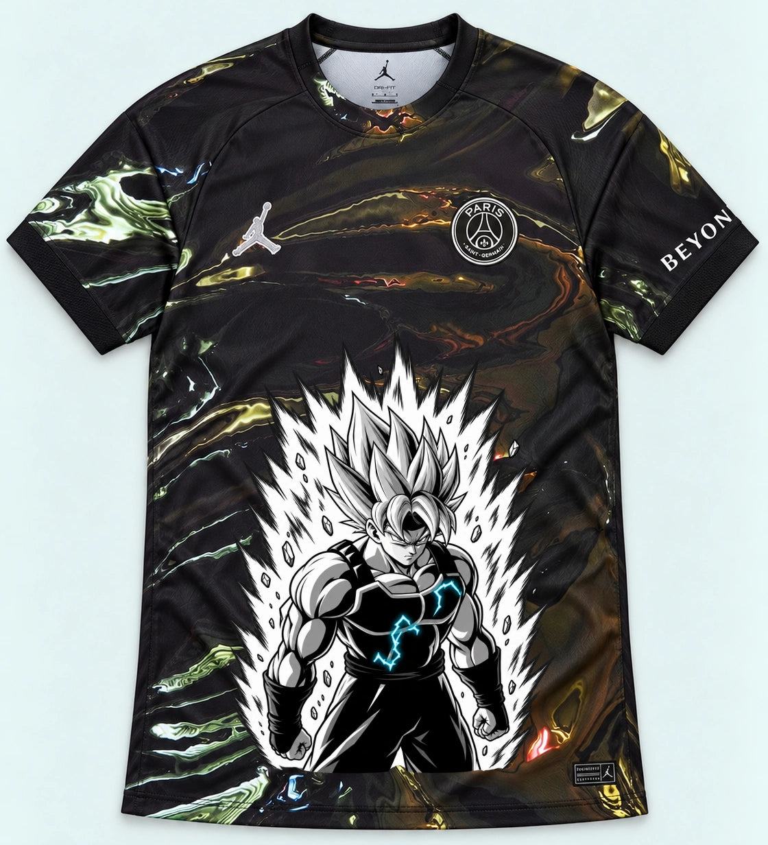 PSG Super Saiyan Aura Dragon Ball Jersey — Front
