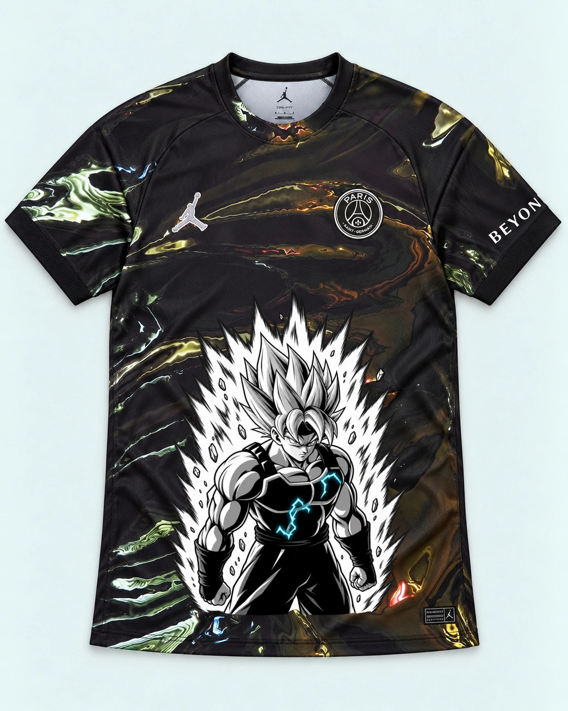 PSG Super Saiyan Aura Dragon Ball Jersey — Front