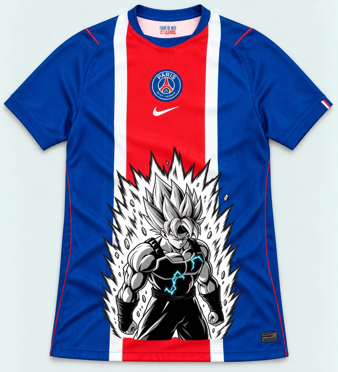 PSG Super Saiyan Aura Dragon Ball Jersey — Front