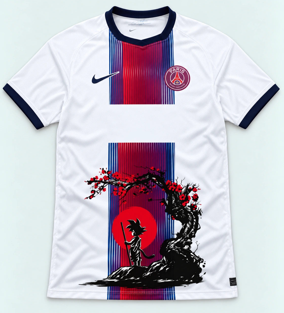 PSG Goku Sakura Dragon Ball Jersey — Front