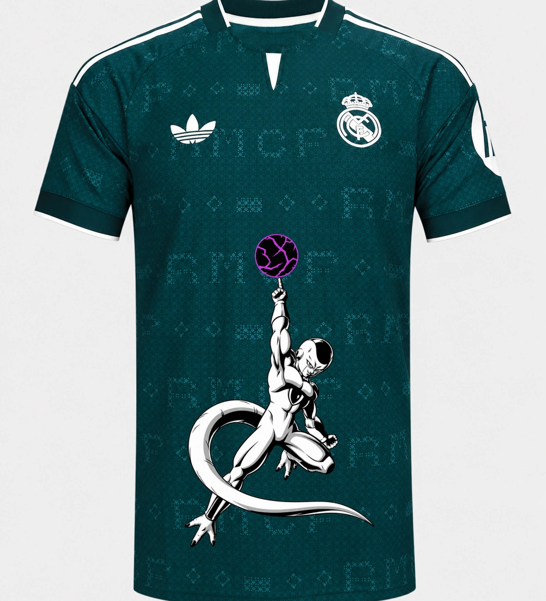 Real Madrid Frieza Death Ball Dragon Ball Jersey — Front